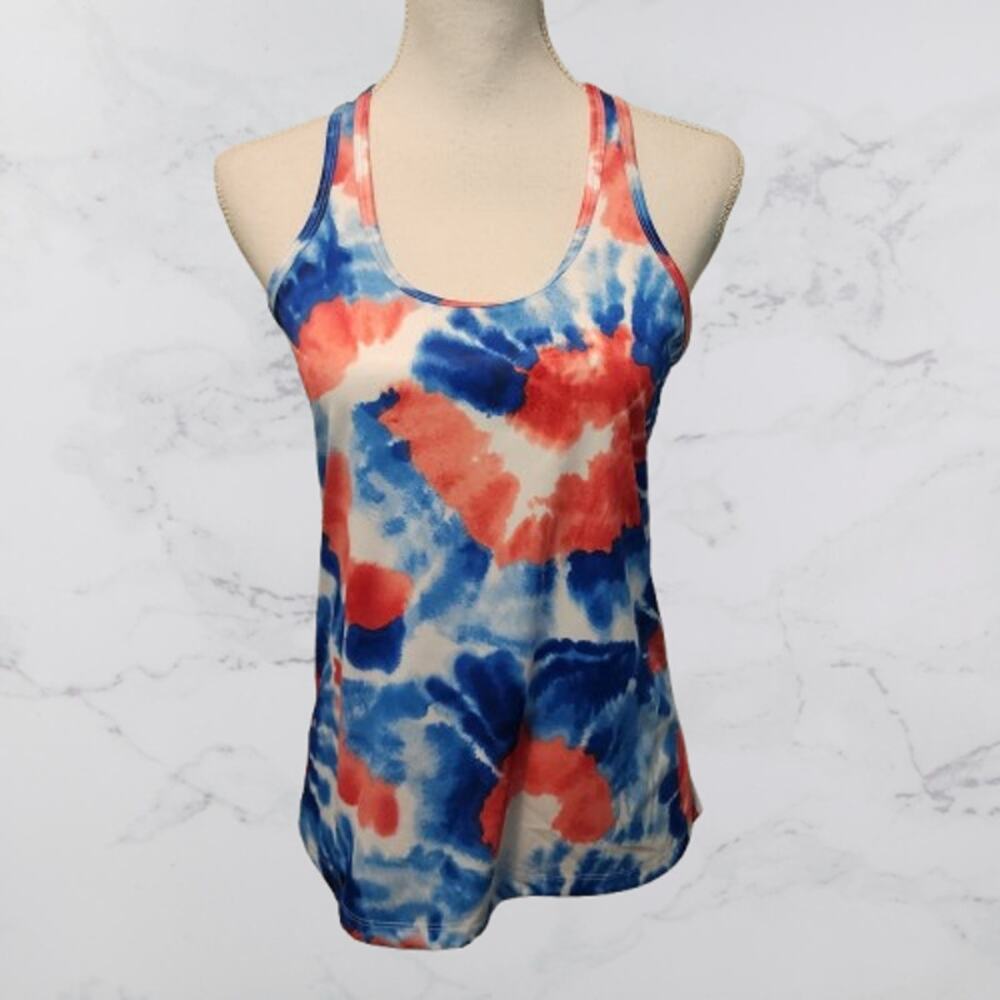 Ideology Rapidry Red White Blue Workout Tank/Top XS * NWT